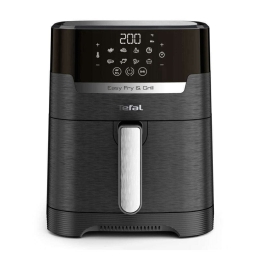 Φριτέζα Αέρος Ψηφιακή Easy Fry & Grill EY5058 550W 4,2Lt Black Tefal