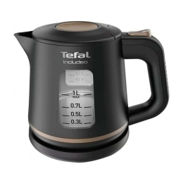 Βραστήρας Ηλεκτρικός Includeo KI5338 1800W 1Lt Black-Brown Tefal