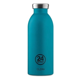 Μπουκάλι - Θερμός Clima 050 Atlantic Bay 8051513921766 500ml Petrol 24Bottles Ανοξείδωτο Ατσάλι
