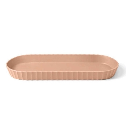 Πιατέλα Σερβιρίσματος Minerva M 37,5x15x3cm Pink Sand Blim+ Πολυπροπυλένιο