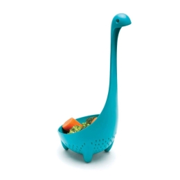 Κουτάλα Βαθιά Τρυπητή Mamma Nessie PA576.MN 11x5x28cm Blue Nylon