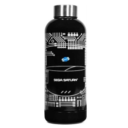 Μπουκάλι SEGA: Saturn NS2896 500ml Black-White Numskull Μέταλλο