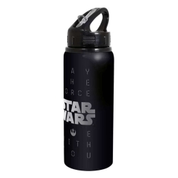 Μπουκάλι Star Wars Sport 01651 710ml Black-Silver Stor Μέταλλο