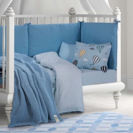 Βρεφική Κουβέρτα Πικέ 2959 Ciel Greenwich Polo Club Αγκαλιάς 80x110cm 100% Βαμβάκι