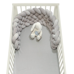 Πάντα Βρεφική Πλεξούδα 6585 Baby Relax - Grey Das Baby 25x150cm Πολυέστερ