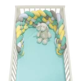 Πάντα Βρεφική Πλεξούδα 6586  Baby Relax - Multi Das Baby 25x150cm Πολυέστερ