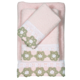 Πετσέτες 0444 Daily Σετ 3τμχ Somon Das Home Σετ Πετσέτες 70x140cm 100% Βαμβάκι