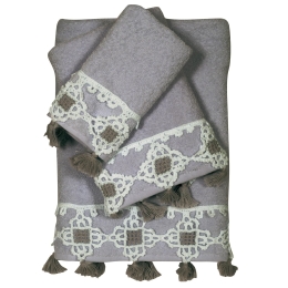 Πετσέτες 0447 Daily Σετ 3τμχ Grey Das Home Σετ Πετσέτες 70x140cm 100% Βαμβάκι