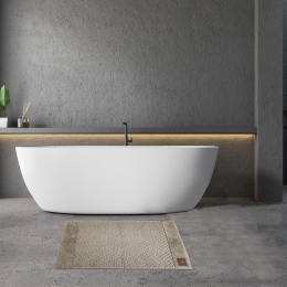 Ταπέτο Μπάνιου 2586 Beige Greenwich Polo Club 50 X 80 100% Βαμβάκι