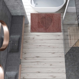 Ταπέτο Μπάνιου 0578 Nude Das Home 60Χ90 100% Βαμβάκι