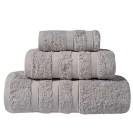 Πετσέτα Prestige 1164 Light Grey Das Home Προσώπου 50x90cm 100% Βαμβάκι