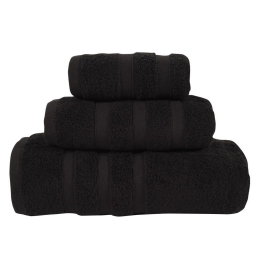 Πετσέτα Prestige 1173 Black Das Home Χεριών 30x50cm 100% Βαμβάκι