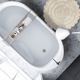 Ταπέτο Μπάνιου 0633 Beige Das Home 60X60 100% Βαμβάκι