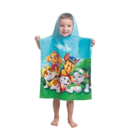 Πόντσο Θαλάσσης 5855 Paw Patro Green-Yellow-Blue Das Home