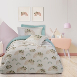 Σεντόνια Παιδικά 4796 (Σετ 4τμχ) Mint-Somon Das Home Μονό 170x250cm 100% Βαμβάκι
