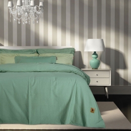 Κουβέρτα Πικέ 2478 Mint Greenwich Polo Club Υπέρδιπλο 220x240cm 100% Βαμβάκι