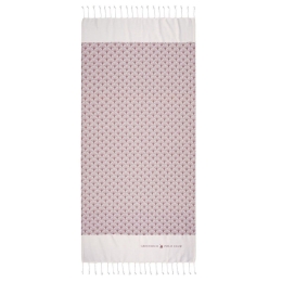 Πετσέτα Θαλάσσης - Παρεό 3666 Ecru-Peach Greenwich Polo Club Θαλάσσης 80x180cm 100% Βαμβάκι