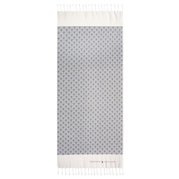 Πετσέτα Θαλάσσης - Παρεό 3667 Ecru-Grey Greenwich Polo Club Θαλάσσης 80x180cm 100% Βαμβάκι