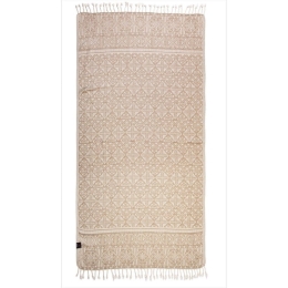 Πετσέτα Θαλάσσης - Παρεό 3681 Rope-Ivory Greenwich Polo Club Θαλάσσης 80x180cm 100% Βαμβάκι