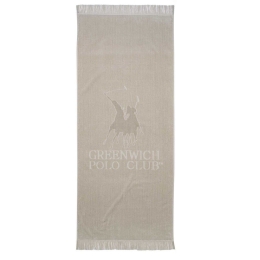 Πετσέτα Θαλάσσης 3734 90x190 Light Grey Greenwich Polo Club Θαλάσσης 90x190cm 100% Βαμβάκι