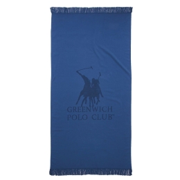 Πετσέτα Θαλάσσης 3779 Dark Blue Greenwich Polo Club Θαλάσσης 80x170cm 100% Βαμβάκι