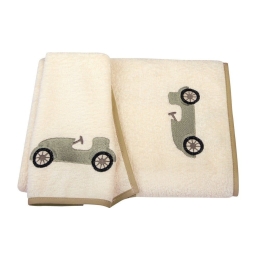 Πετσέτες Βρεφικές 8822 (Σετ 2τμχ) Ecru-Beige Greenwich Polo Club Σετ Πετσέτες 70x130cm 100% Βαμβάκι