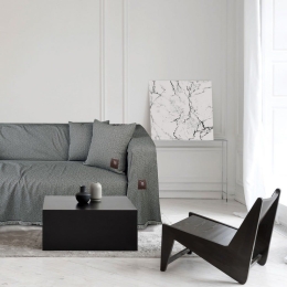 Ριχτάρι 2788 Grey Greenwich Polo Club Τριθέσιο 180x300cm Βαμβάκι-Πολυέστερ