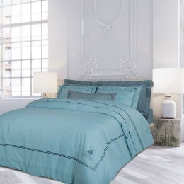 Σεντόνια 2132 (Σετ 4τμχ) Blue Greenwich Polo Club King Size 270x280cm 100% Βαμβακοσατέν