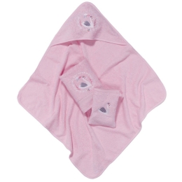 Βρεφικό Σετ Μπάνιου 6620 (Σετ 3τμχ) Pink Das Baby