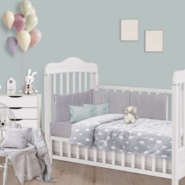 Κουβέρτα Βρεφική 4835 Glowing Fleece Grey Das Baby Αγκαλιάς 80x110cm 100% Βαμβάκι