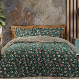 Πάπλωμα Happy 9585 Pine Das Home Μονό 160x240cm 100% Βαμβάκι