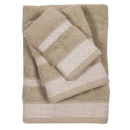 Πετσέτες Best 0649 (Σετ 3τμχ) Beige Das Home Σετ Πετσέτες 70x140cm 100% Βαμβάκι