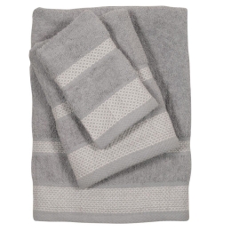 Πετσέτες Best 0653 (Σετ 3τμχ) Grey Das Home Σετ Πετσέτες 70x140cm 100% Βαμβάκι