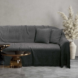 Ριχτάρι 0237 Anthracite Das Home Τριθέσιο 180x300cm Πολυέστερ