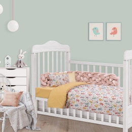 Σεντόνια Βρεφικά 4822 (Σετ 3τμχ) Multi Das Baby Κούνιας 130x170cm 100% Βαμβάκι