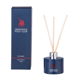 Αρωματικό Χώρου Με Sticks 3002 Lavender 150ml Greenwich Polo Club Γυαλί