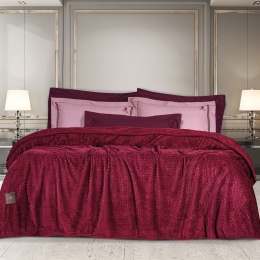 Κουβέρτα Fleece 2497 Wine Greenwich Polo Club Υπέρδιπλο 220x240cm Πολυέστερ
