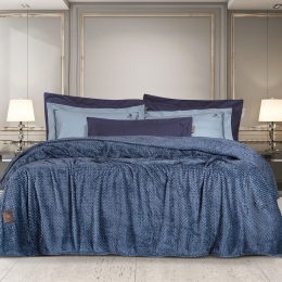 Κουβέρτα Fleece 2498 Denim Greenwich Polo Club Μονό 160x220cm Πολυέστερ