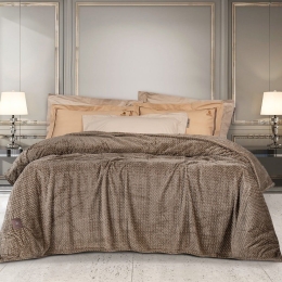 Κουβέρτα Fleece 2499 Beige Greenwich Polo Club Υπέρδιπλο 220x240cm Πολυέστερ