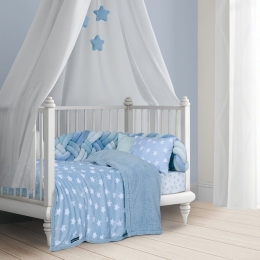 Κουβέρτα Βρεφική 8823 Fleece-Sherpa Light Blue Greenwich Polo Club Αγκαλιάς 80x110cm Πολυέστερ
