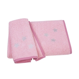 Πετσέτες Βρεφικές 8824 (Σετ 2τμχ) Pink Greenwich Polo Club Σετ Πετσέτες 100% Βαμβάκι