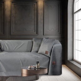 Ριχτάρι 2795 Silver Greenwich Polo Club Διθέσιο 180x250cm 100% Microvelour