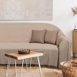 Ριχτάρι 0238 Beige Das Home Διθέσιο 180x250cm Βαμβάκι-Πολυέστερ