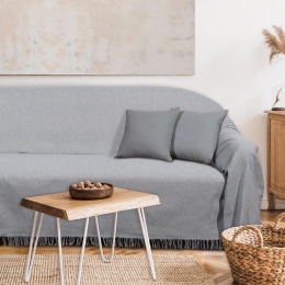 Ριχτάρι 0239 Grey Das Home Διθέσιο 180x250cm Βαμβάκι-Πολυέστερ