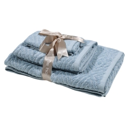 Πετσέτες Best 0664 (Σετ 3τμχ) Light Blue Das Home Σετ Πετσέτες 70x140cm 100% Βαμβάκι