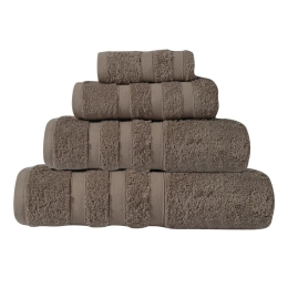 Πετσέτα Prestige 1162 Dark Beige Das Home Σώματος 90x160cm 100% Βαμβάκι