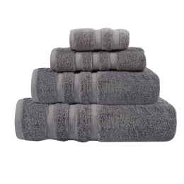 Πετσέτα Prestige 1163 Grey Das Home Σώματος 90x160cm 100% Βαμβάκι