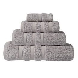 Πετσέτα Prestige 1164 Light Grey Das Home Σώματος 90x160cm 100% Βαμβάκι