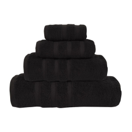 Πετσέτα Prestige 1173 Black Das Home Σώματος 90x160cm 100% Βαμβάκι
