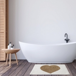 Ταπέτο Μπάνιου 0677 Beige-Ecru Das Home 50X80cm 50x80cm 100% Βαμβάκι